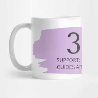 333 Angel Number purple Mug